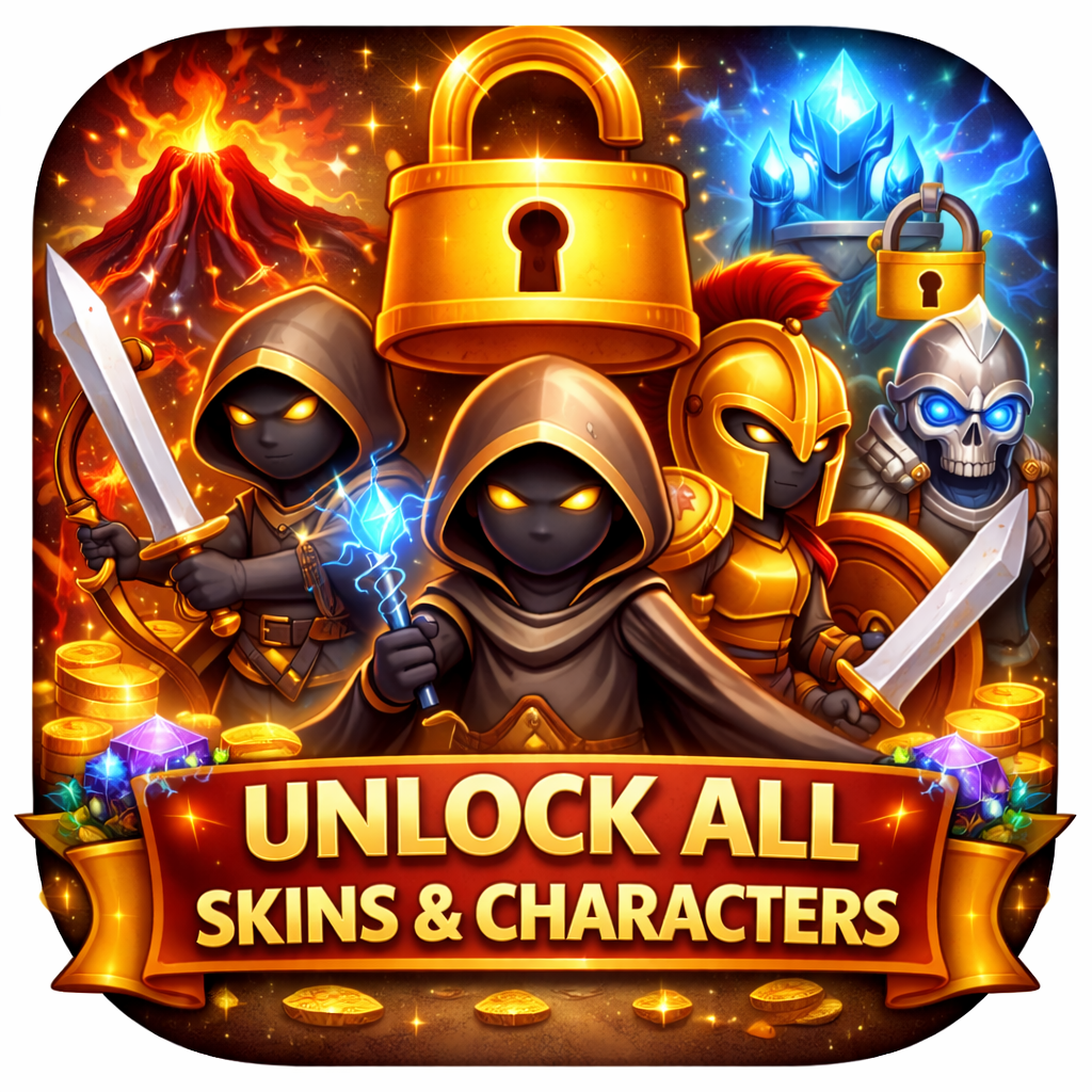 Unlock All Skins & Characters